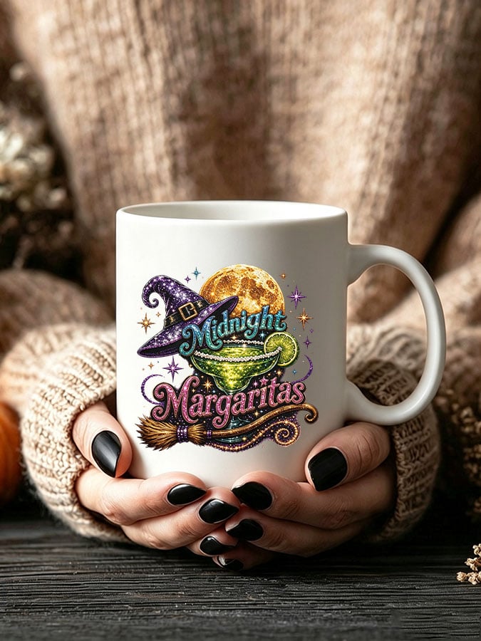Retro Midnight Margaritas Print Mug