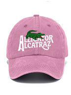 Alligator Alcatraz Print Baseball Cap