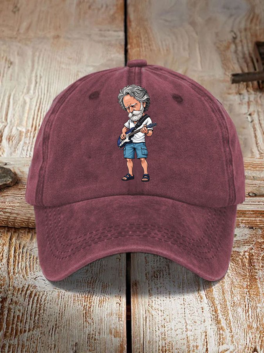 Unisex RIP Bob Weir Print Casual Hat