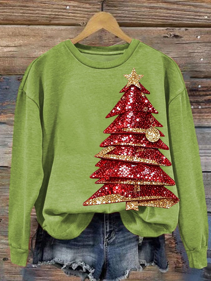 Women'S Casual Faith Print Sweatshirt