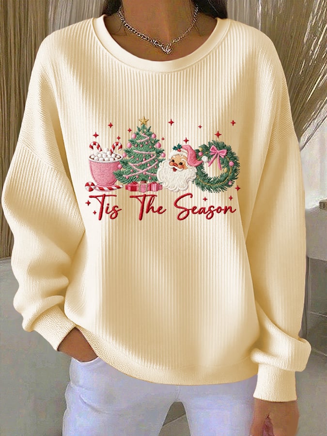 Women's Merry Christmas Print Casual Hoodie
