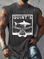 Men's Shark  Amity 1975 Printed Vest