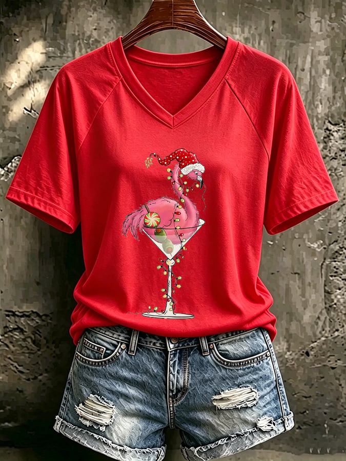 Women's Casual Printed Short-Sleeve T-Shirt