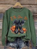 Women's Halloween Printed Casual Sweatshirt