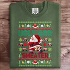 Funny Santas Christmas Art Print Sweatshirt