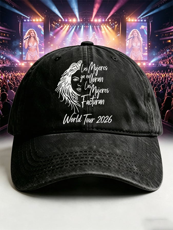 Unisex Vintage Queen Of Latin Music Printed Hat