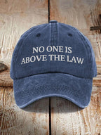 Unisex No One Is Above The Law Baseball Cap