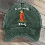 Frog Mom Dad Pregnancy Funny Couple Art Printed Cap