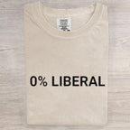 0% Liberal Art Print T-Shirt