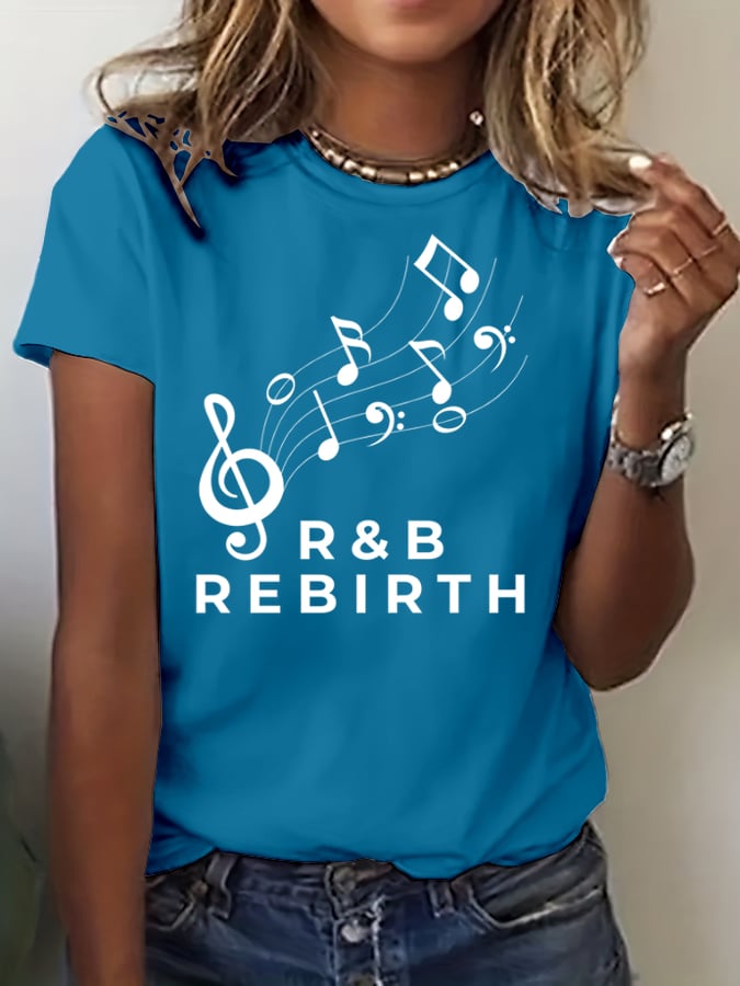 Women's Commemorative Printed Casual T-Shirt