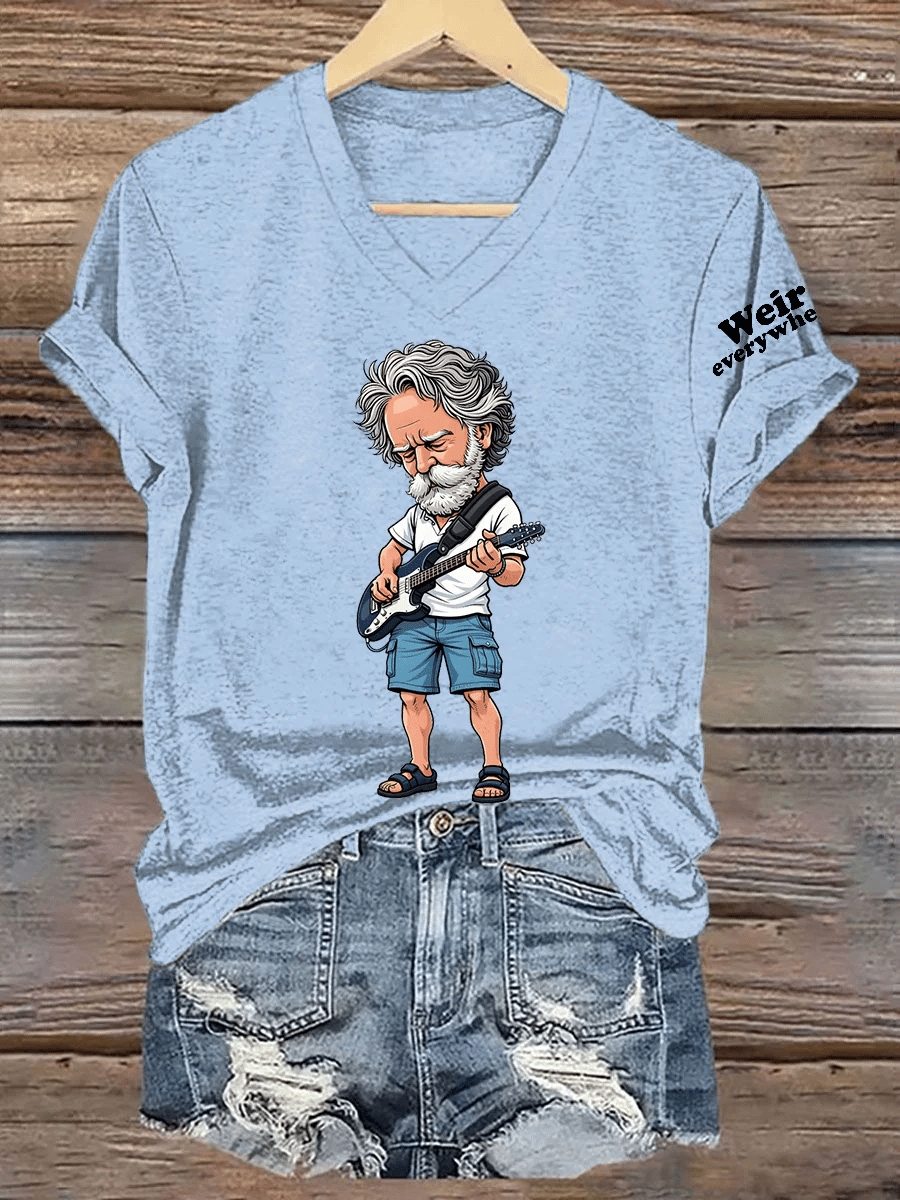 Women's RIP Bob Weir Weir Everywhere Short Sleeve T-Shirt