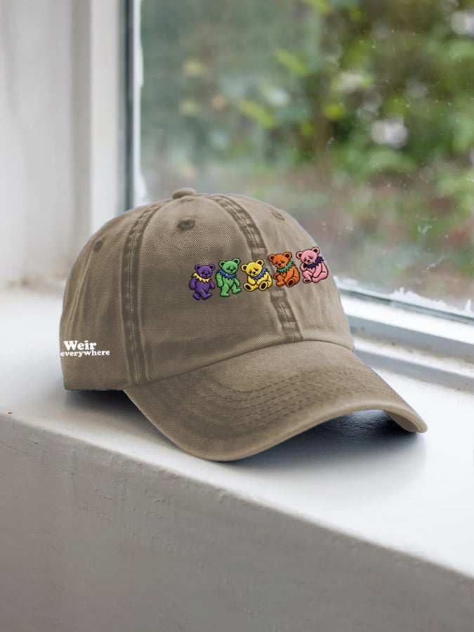 Unisex Vintage Rock Tribute Printed Casual Hat