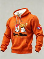 Men'S Puerto Rico Halloween casual print hoodie