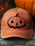 Women's Casual Autumn Pumpkin Print Baseball Cap