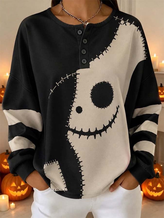 Women'S Casual Printed Hoodie