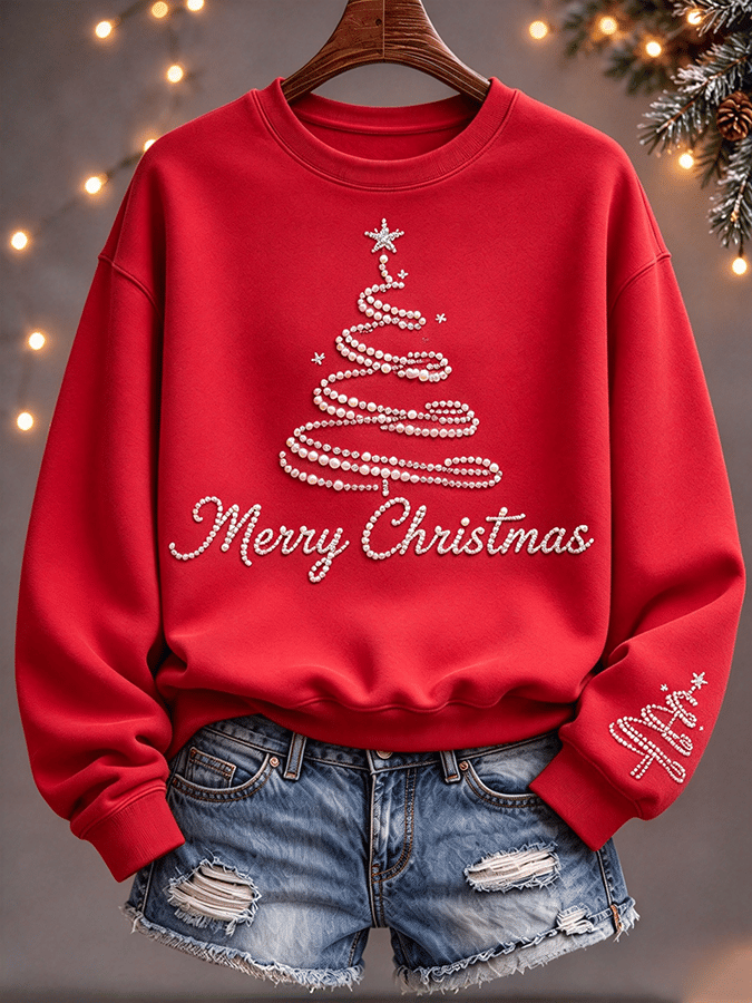 Women's Retro Christmas Faith Print Top