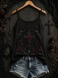 Women's Halloween Raven Faith Art Pattern Comfortable Vest