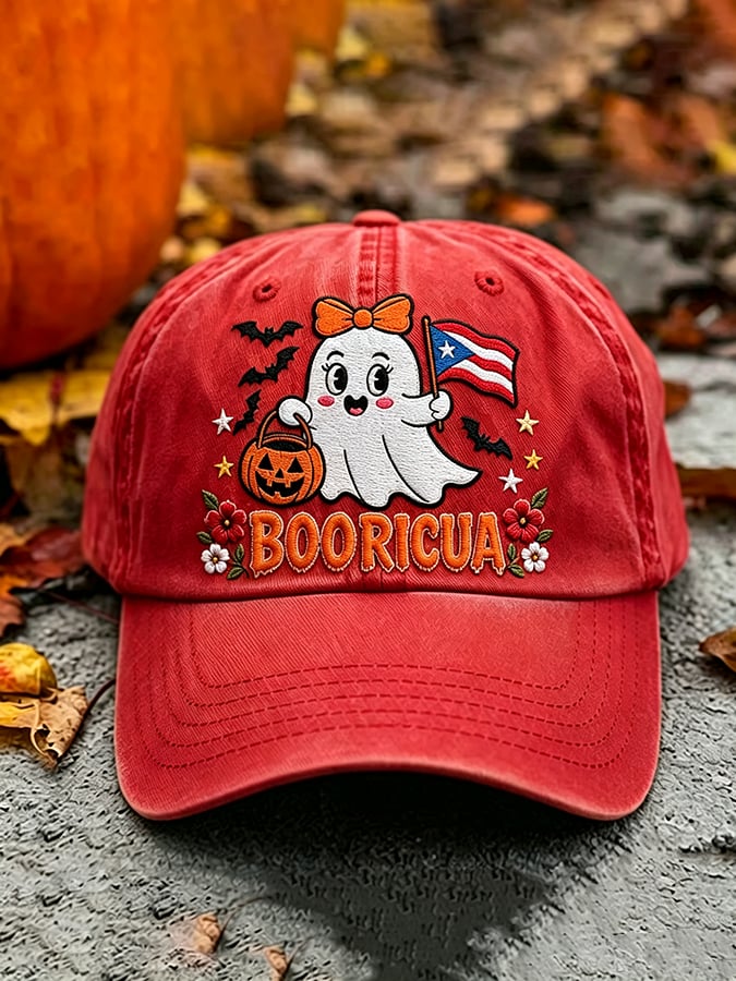 Unisex Puerto Rico Halloween Printed Hat