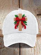Faith Jesus Christmas Art Printed Cap