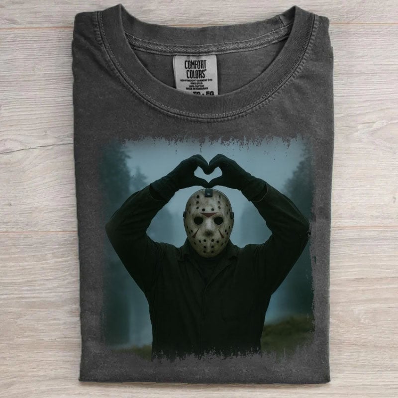 Retro Horror Movie Halloween Characters Funny Tee