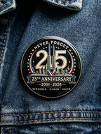 Unisex 9/11 25th Anniversary We Will Never Forget Brooch