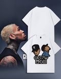 Breezy Bowl XX Avatar Embroidered Hip-hop Print T-shirt