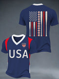 Men's USA Baseball Printed T-shirts