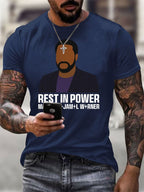 Men's Commemorate Printed Casual T-Shirt