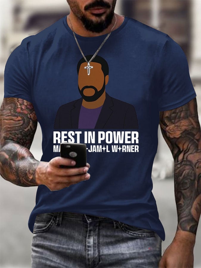 Men's Commemorate Printed Casual T-Shirt