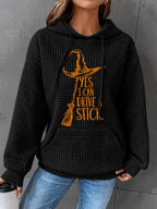 Women's Yes I Can Drive A Stick Print Casual Sweatshirt