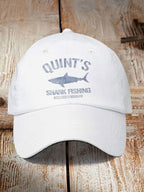 Shark Fishing Printed Baseball Cap