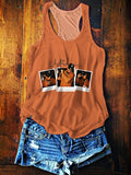 Men's singer casual printed T-shirt E
