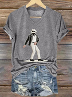Women's Casual Printed Short-Sleeve T-Shirt