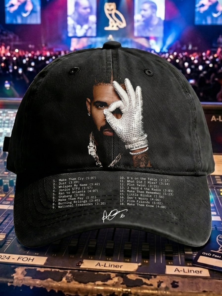 Unisex Vintage Hip Hop Rap Graphic Print Casual Hat