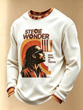 Men's Singer Casual Printed Long-Sleeve T-Shirt