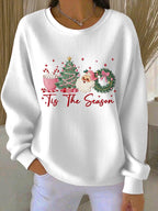 Women's Merry Christmas Print Casual Hoodie