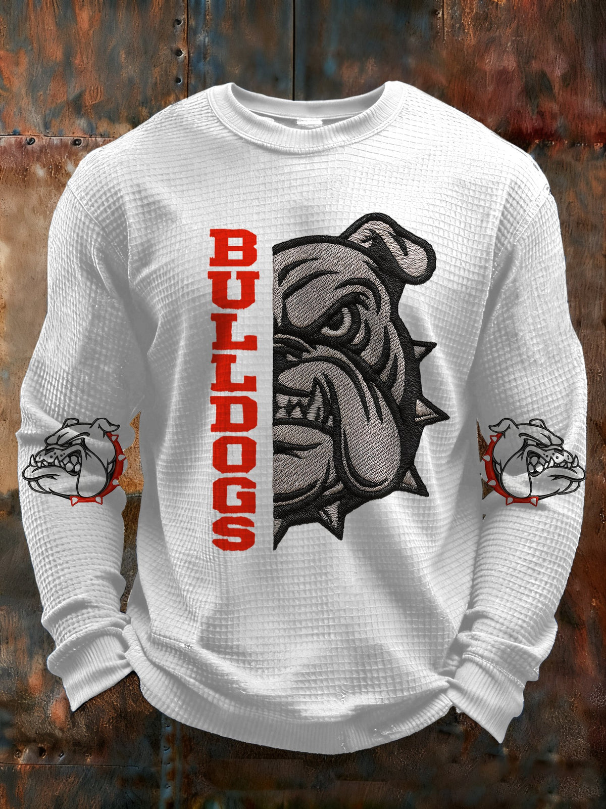 Men's football casual round-neck printed sweatshirt