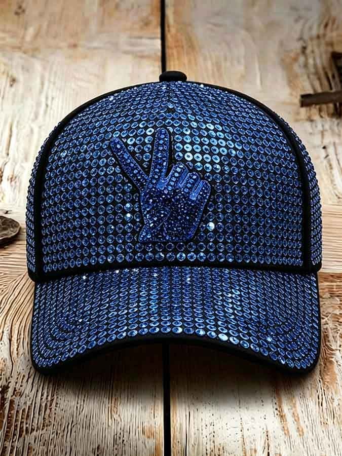 Unisex Retro Commemorative Baseball Cap: "King of Pop" Faux-Sequin Print Edition