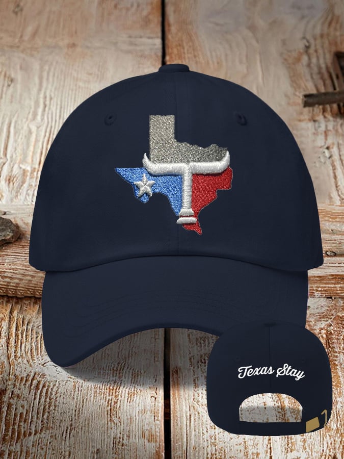 Unisex Texas Stay Print Baseball Cap