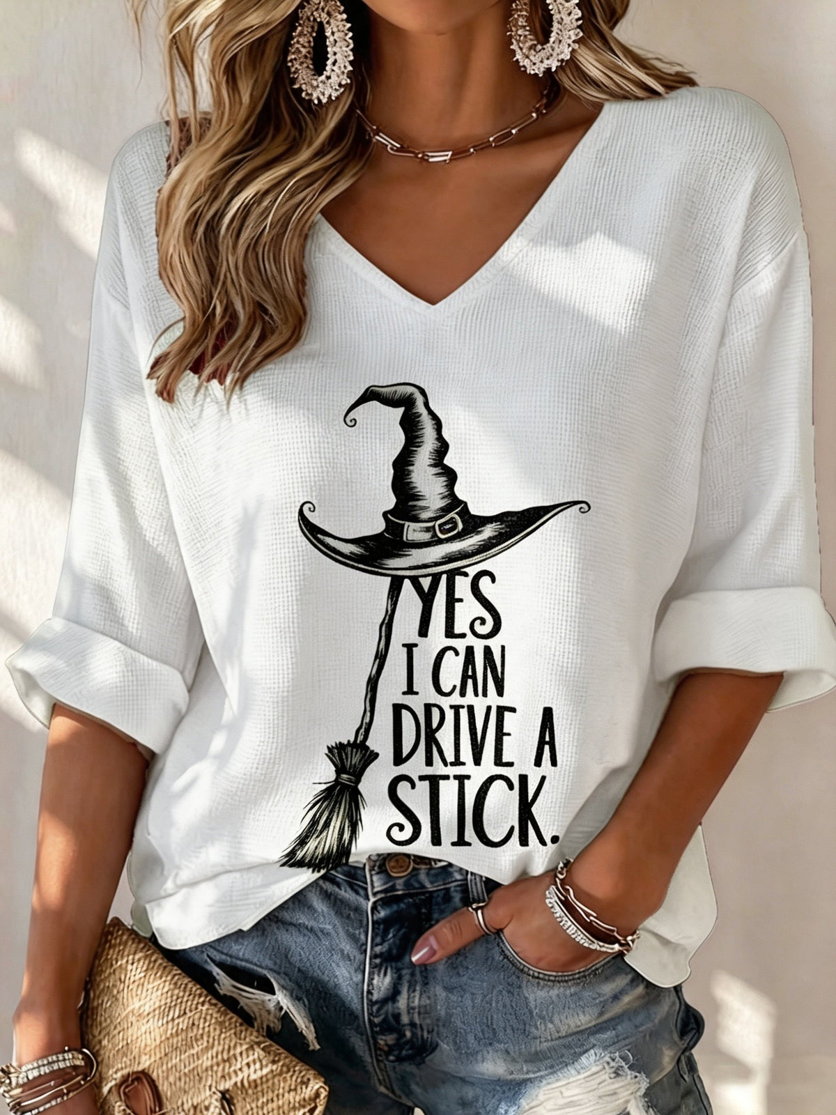 Women's Casual Halloween Printed Top