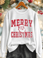 Women's Merry Christmas Print Sweatshirt