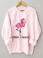 Women's Mreey And Bright Christmas Print Casual Sweatshirt