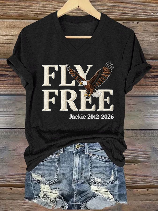 🔥🔥2nd 50% Off 🔥🔥Women's Fly Free Jackie Print T-shirt
