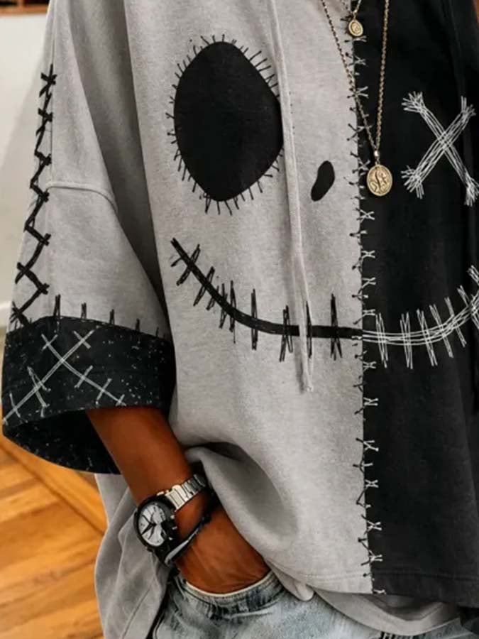 Women'S Casual Printed Hoodie