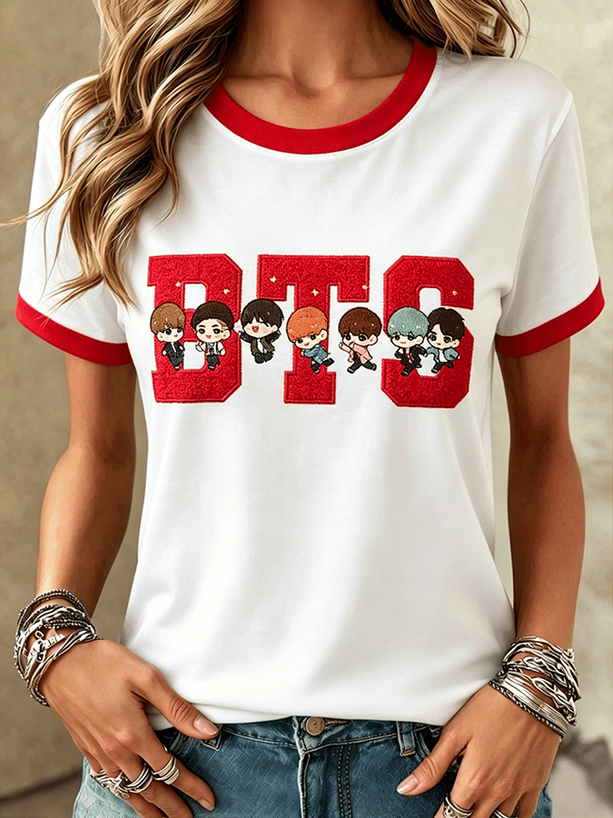 Women's BTS Music Lover Casual T-Shirt