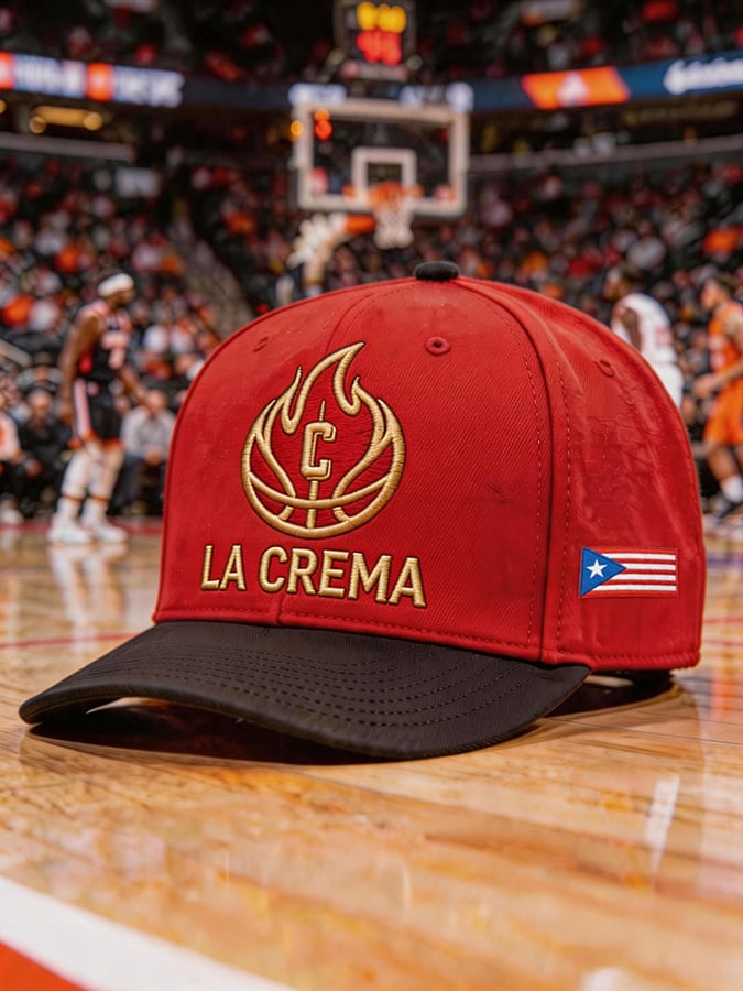 Puerto Rican Basketball Printed Cap