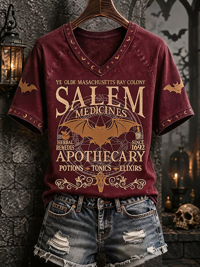 Women'S Salem Pharmacy Printed T-Shirt