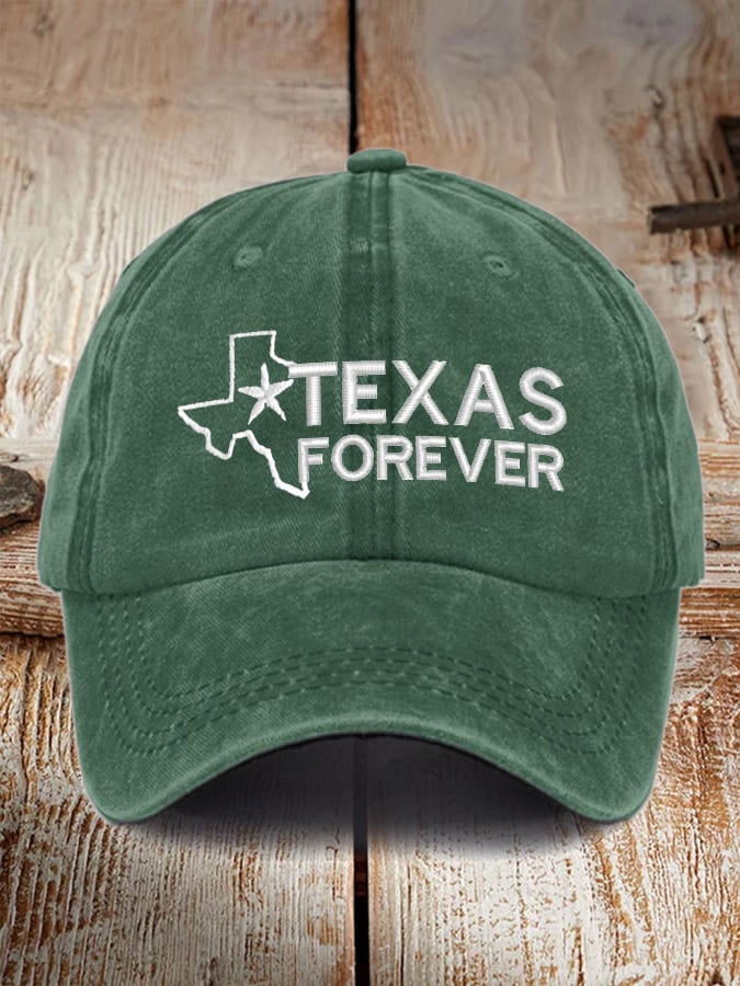 Unisex Texas Forever Print Hat
