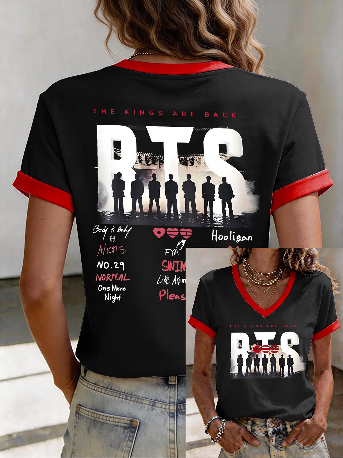 Women's Music Art Print T-shirt