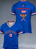 Men's Baseball Print T-Shirt